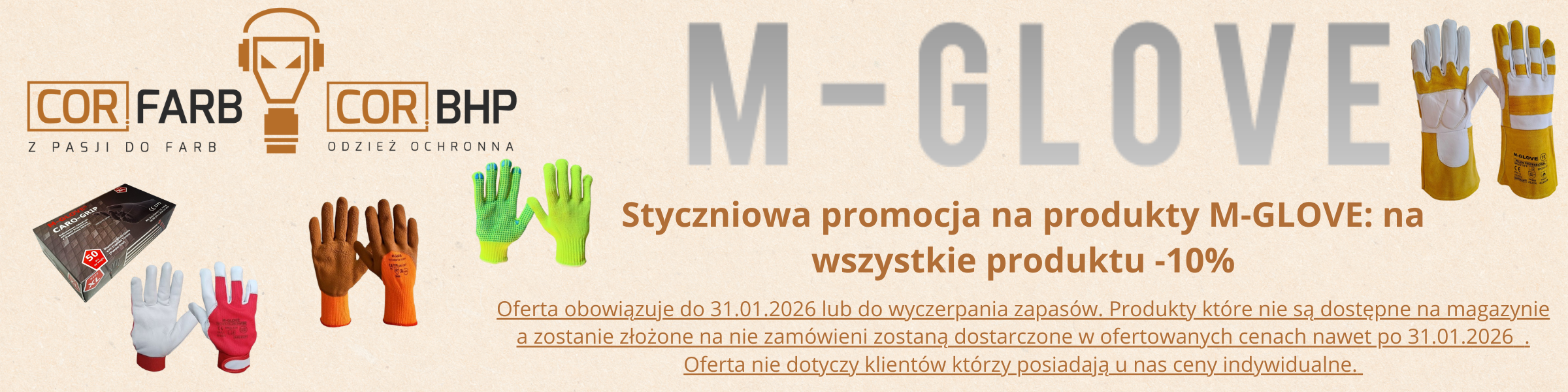 baner m-glove promocja styczeń